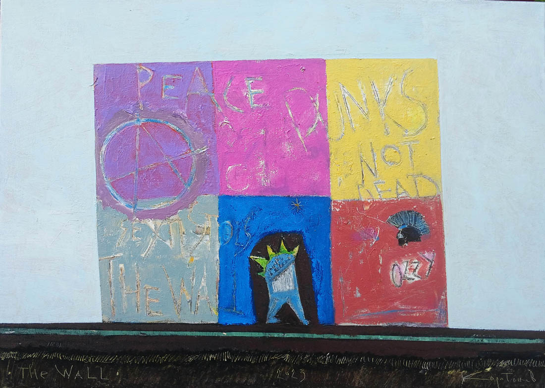 the wall